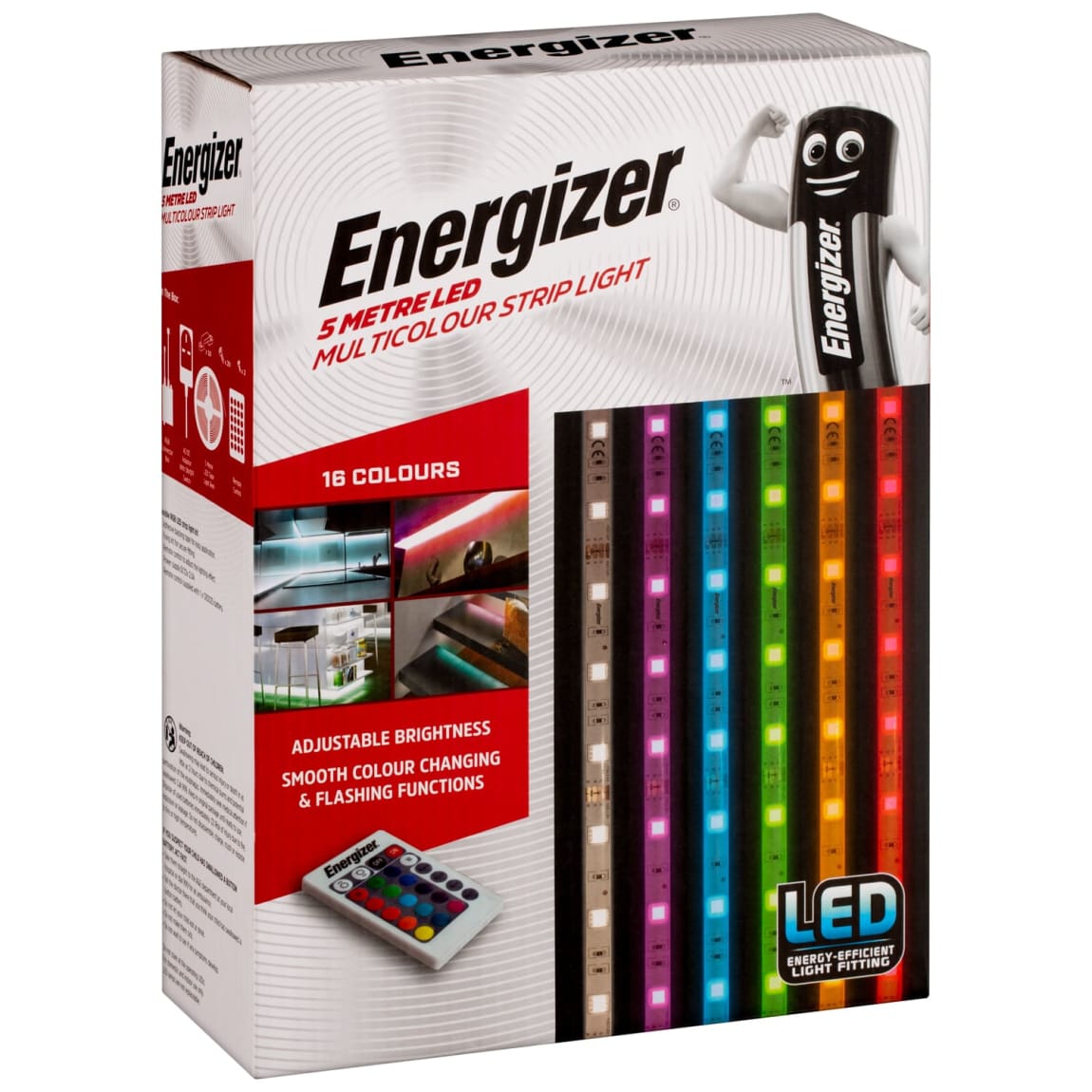 Energizer Colour Changing LED Strip Light 5m
