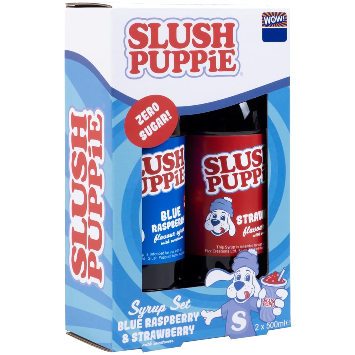 Slush Puppie Sugar Free Syrup Set 2pk - Strawberry & Blue Raspberry