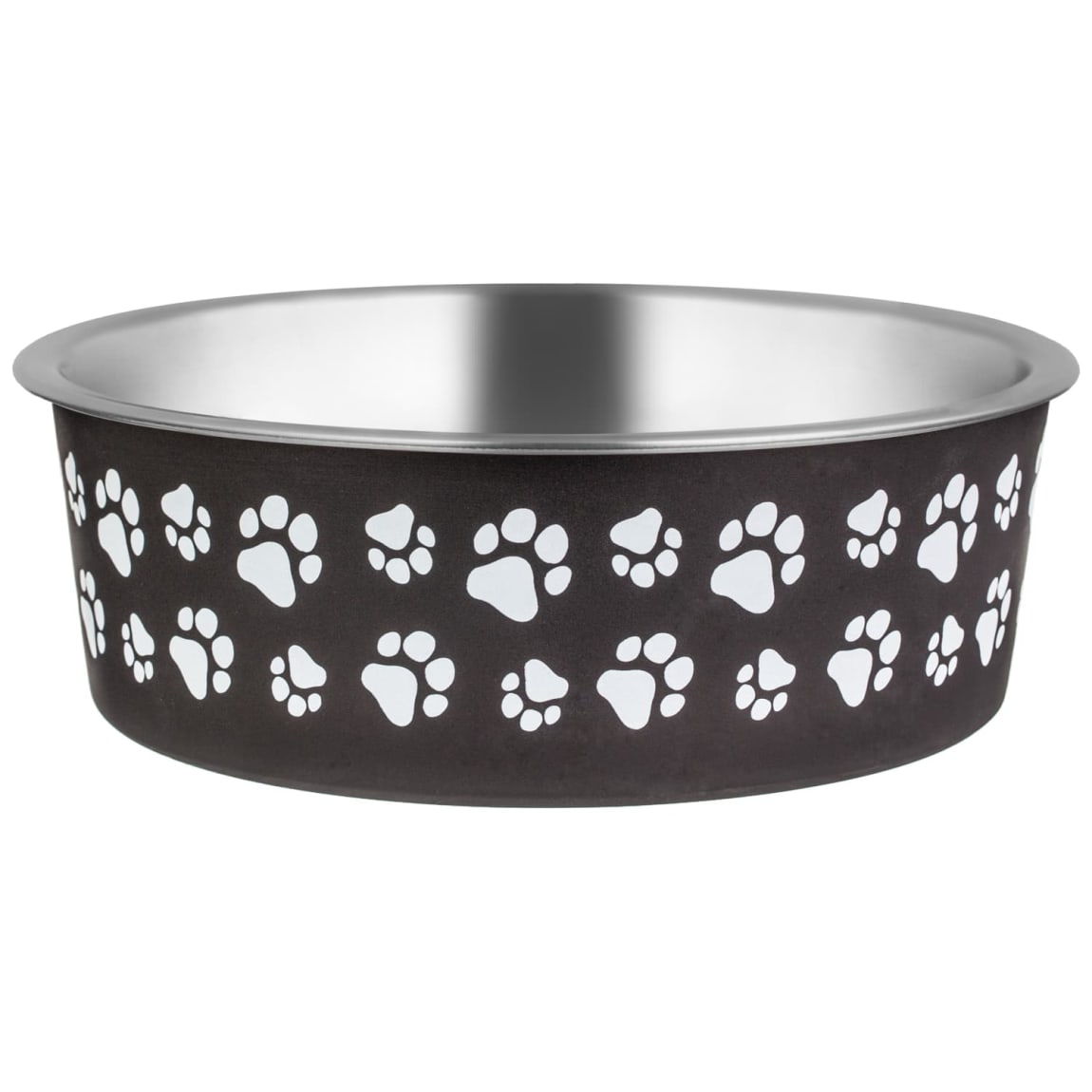 Non-Slip Stainless Steel Bowl - Black