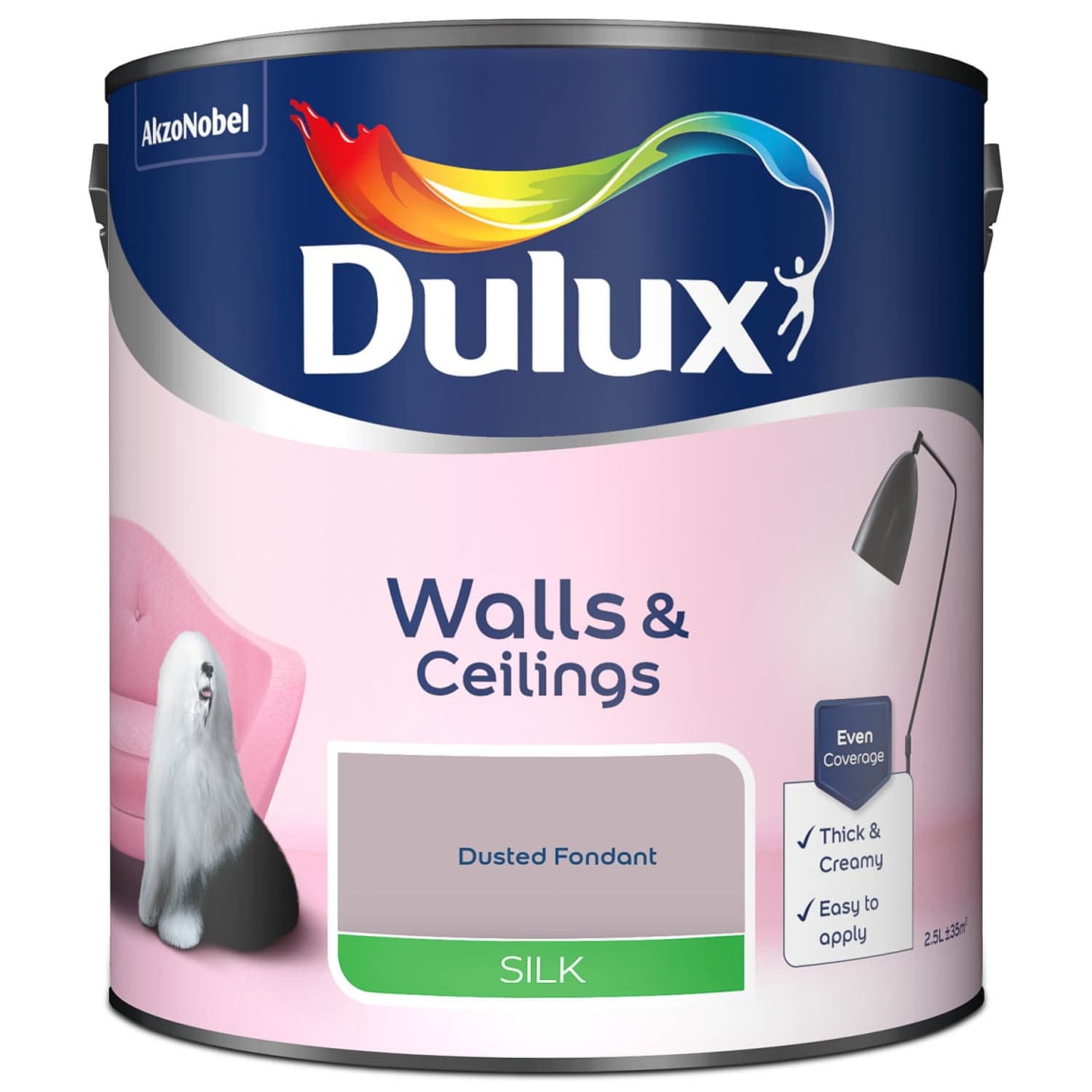Dulux Silk Paint 2.5L - Dusted Fondant