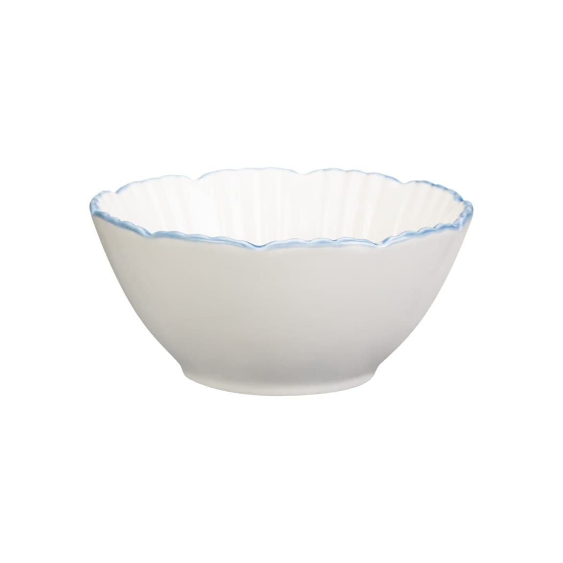 Blue Rim Cereal Bowl