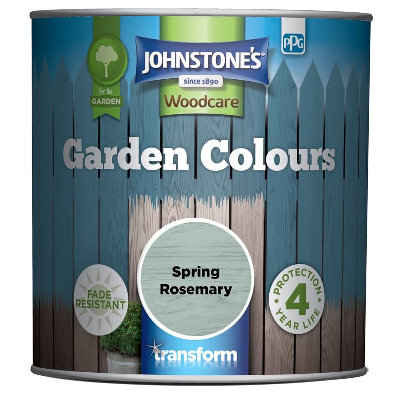 Johnstone's Paint Woodcare Garden Colours - Spring Rosemary 1L