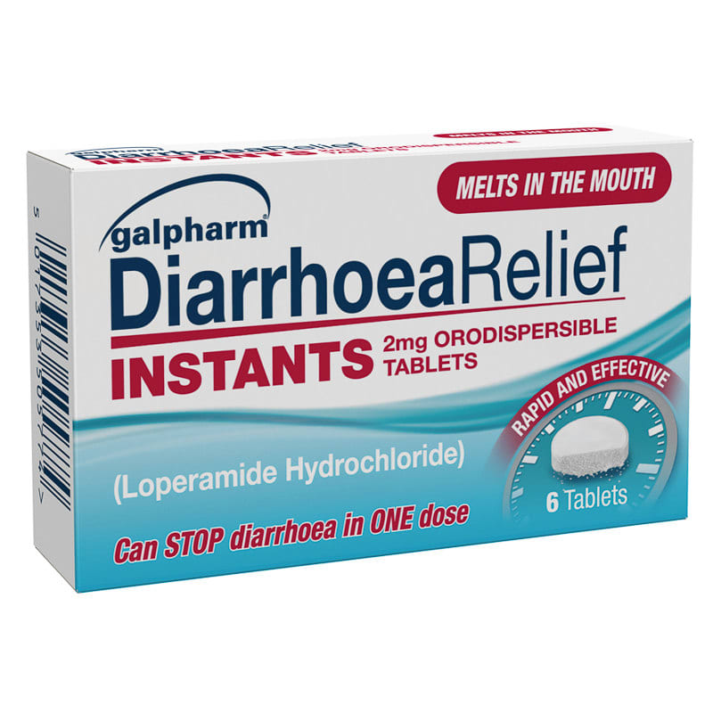 Galpharm Diarrhoea Relief Instants 2mg 6pk