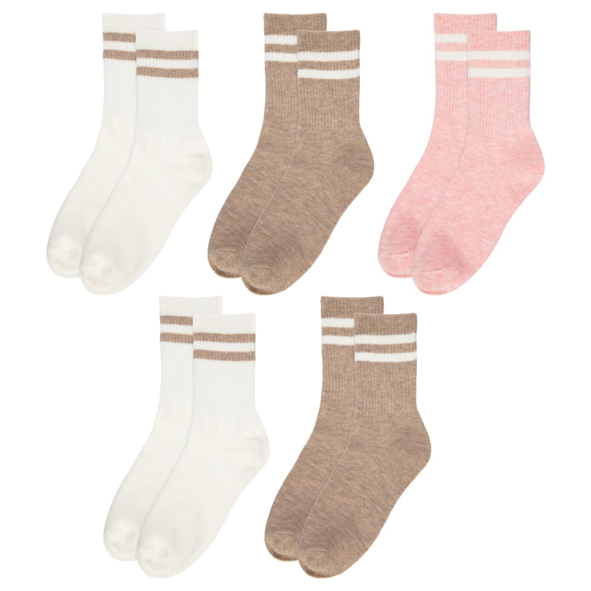 Ladies Leisure Socks 5pk