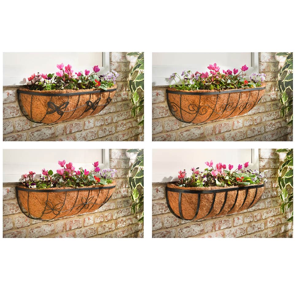 Assorted Decorative Window Baskets