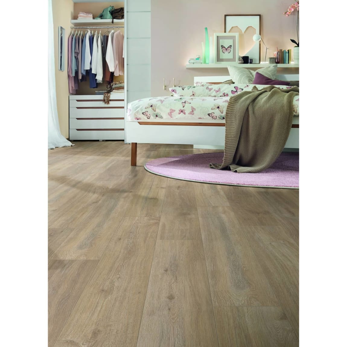 Bedford Light Oak Effect Laminate Flooring 2.47m2