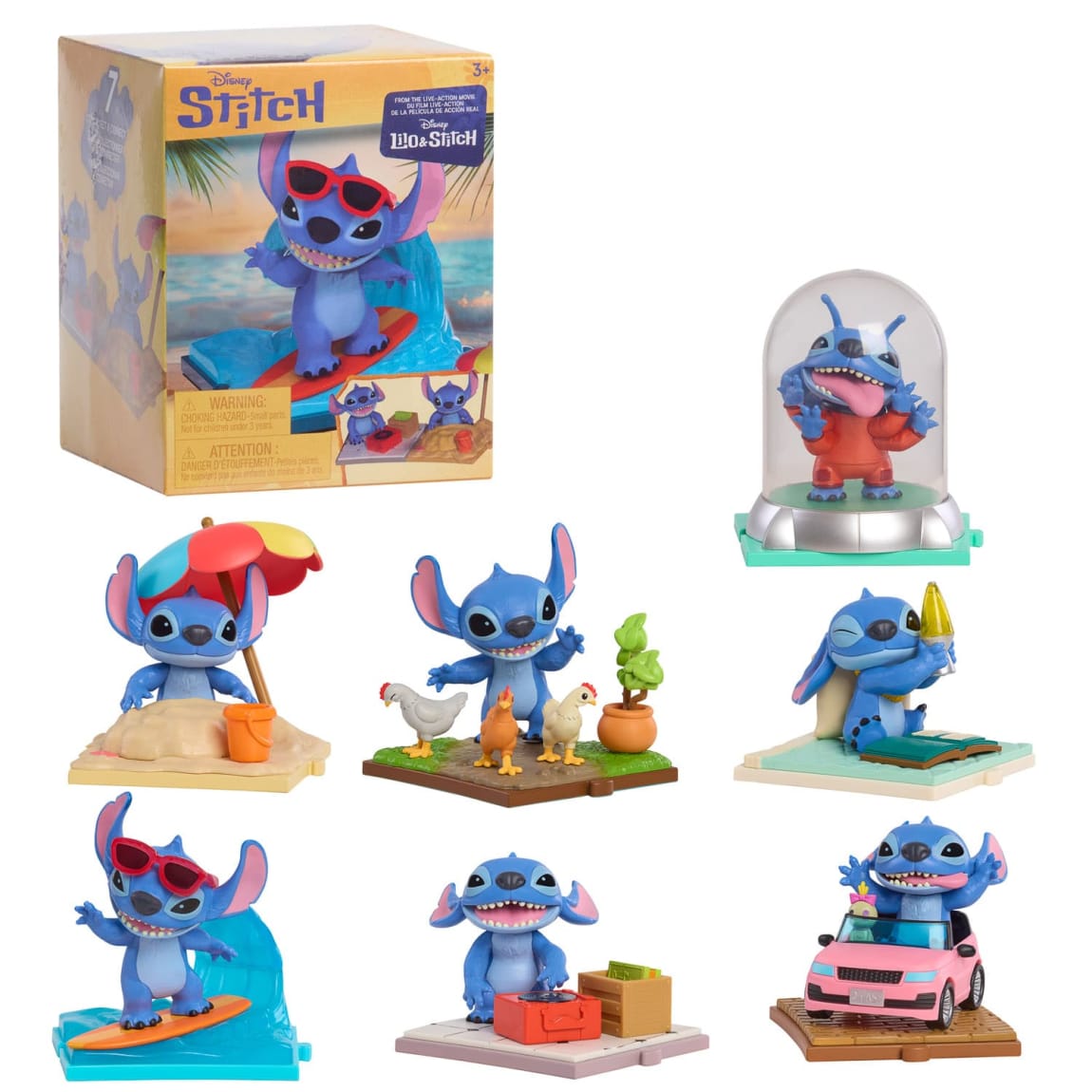 Disney Stitch Movie Figure Scene - Assorted
