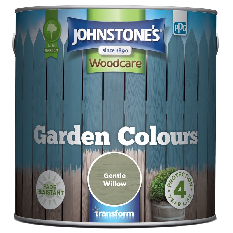 Johnstone's Paint Woodcare Garden Colours - Gentle Willow 2.5L