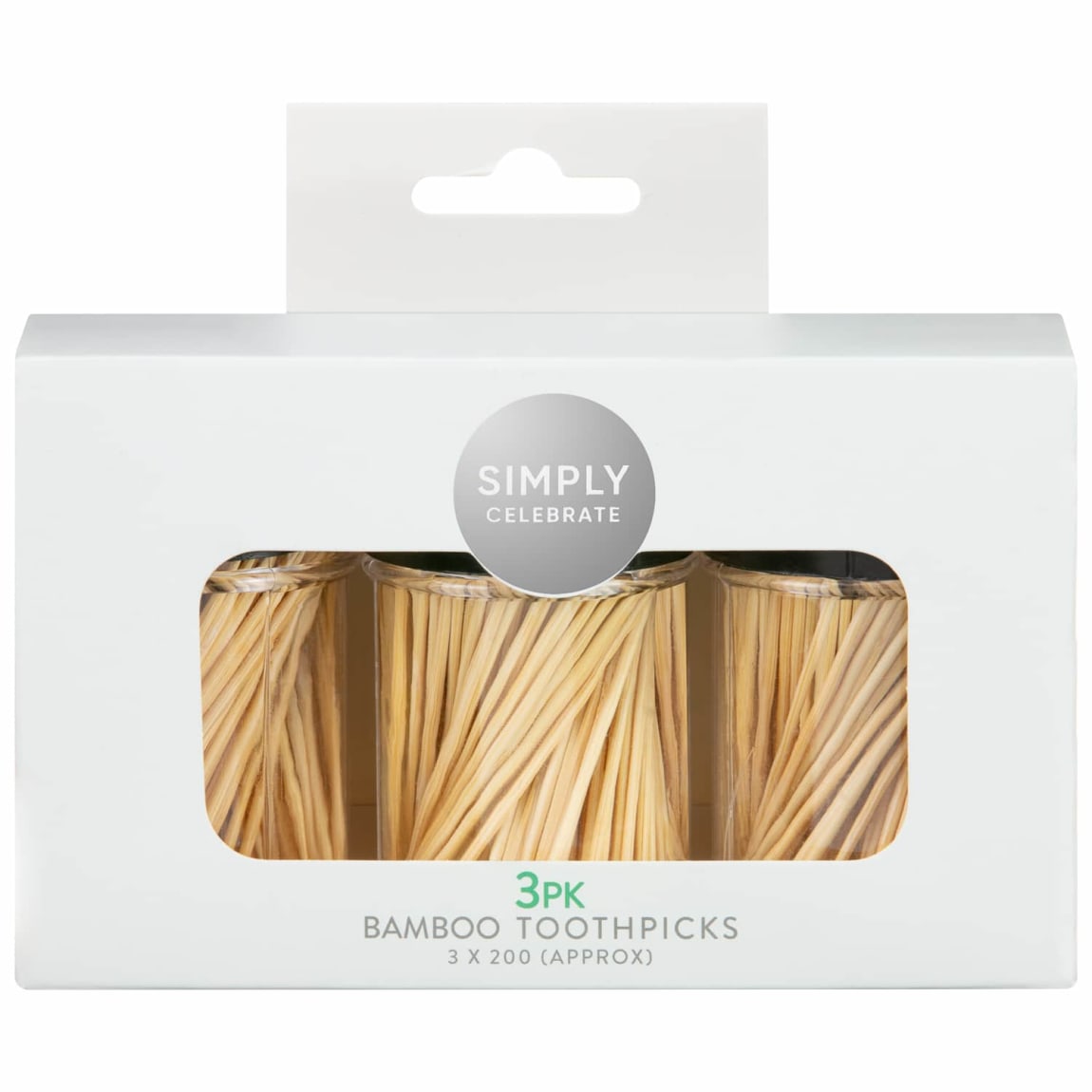 Bamboo Toothpicks 3pk
