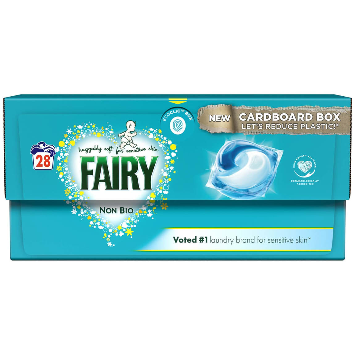 Fairy ECOCLIC? Non Bio Washing Liquid Pods - 28pk
