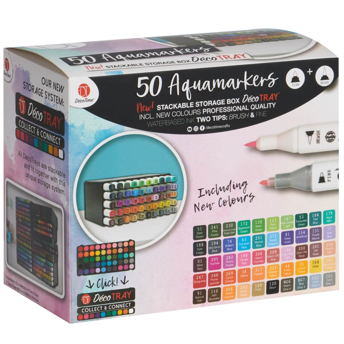 Aqua Markers 50pk