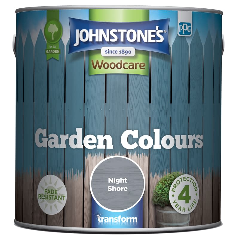 Johnstone's Paint Woodcare Garden Colours - Night Shore 2.5L