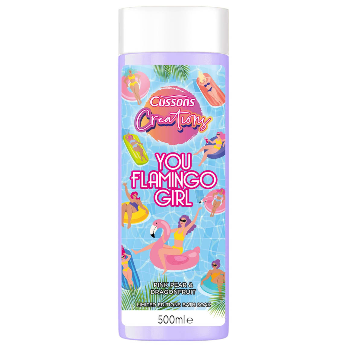 Cussons Creations Bath Soak 500ml - Flamingo