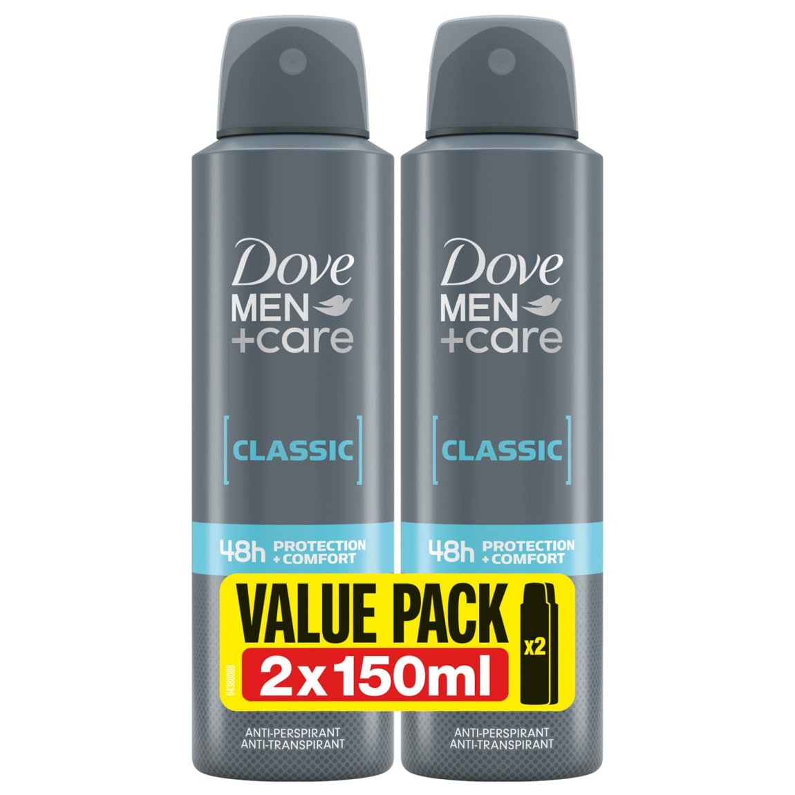 Dove Men Antiperspirant Value Pack 2 x 150ml