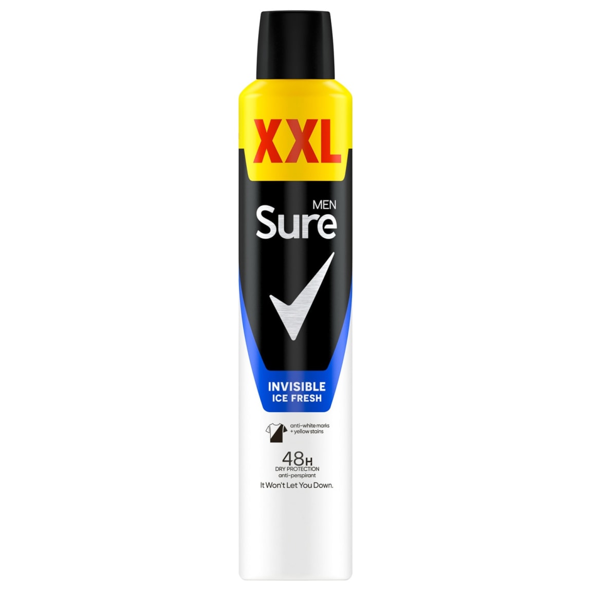 Sure Men XXL Anti-Perspirant 300ml - Invisible Ice Fresh