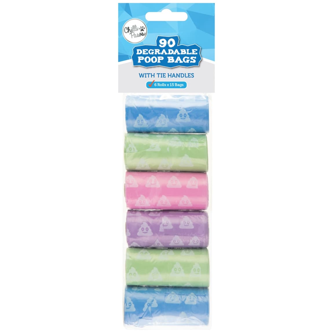 Chilli Paws Degradable Poop Bags 90pk