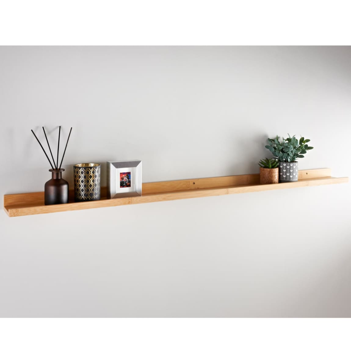 Urbanist Bamboo Picture Shelf 120cm