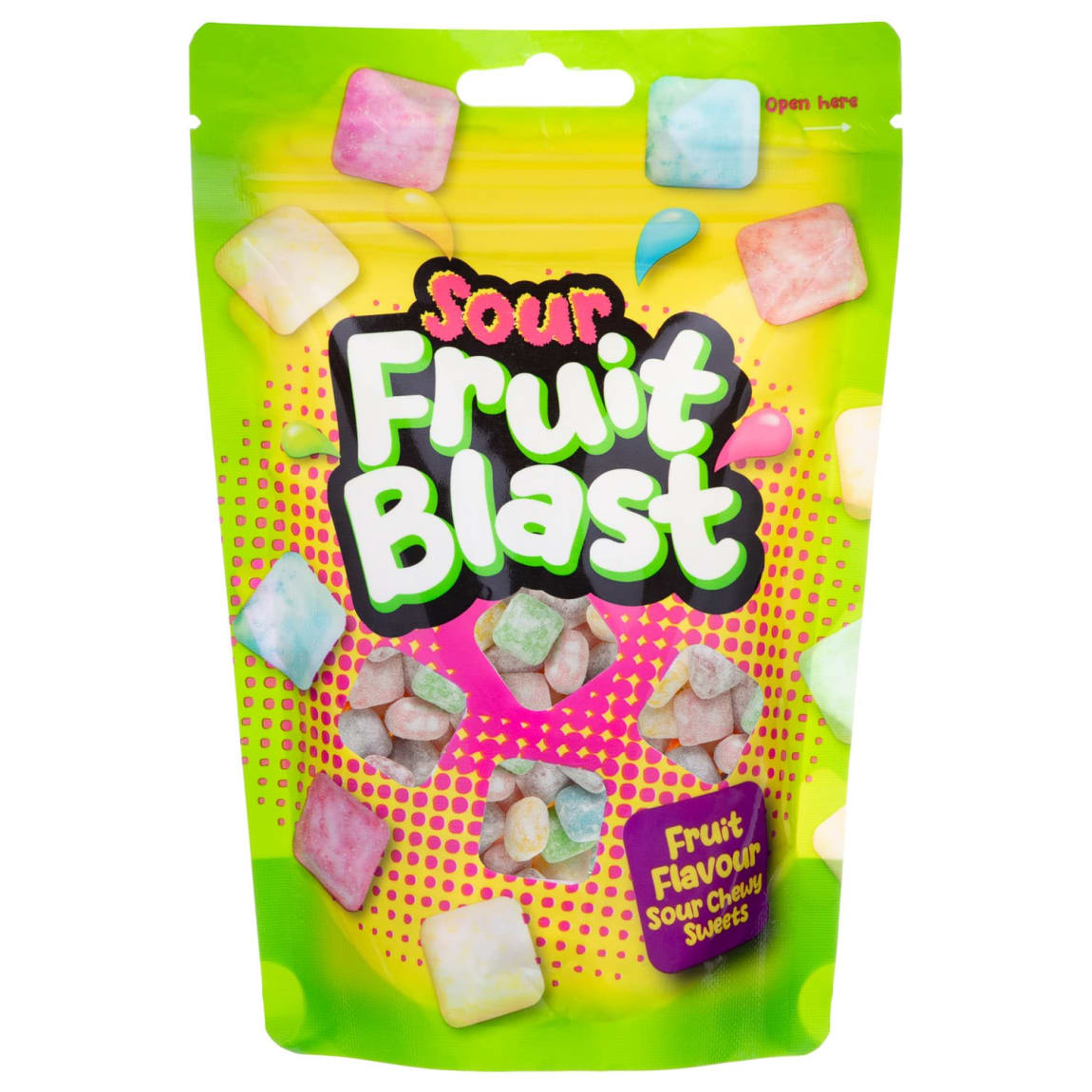 Sour Fruit Blast Chewy Sweets 150g