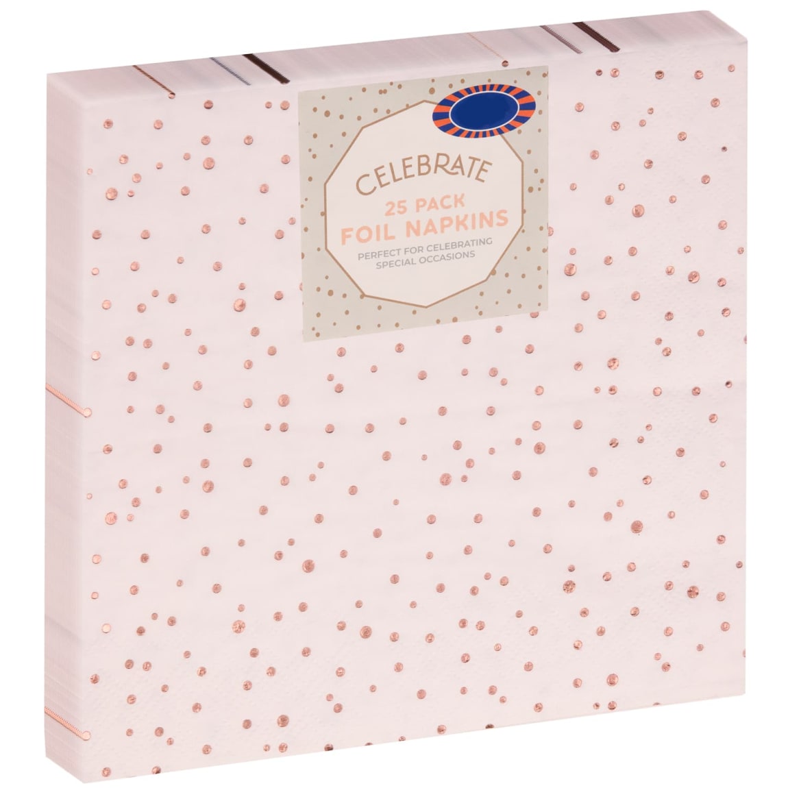 Foil Celebration Napkins 25pk