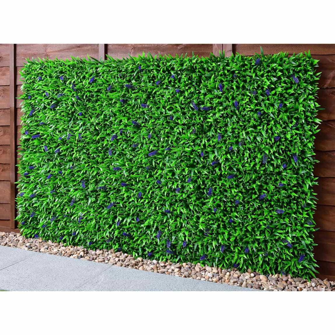 Artificial Leaf & Lavender Screening 4pk