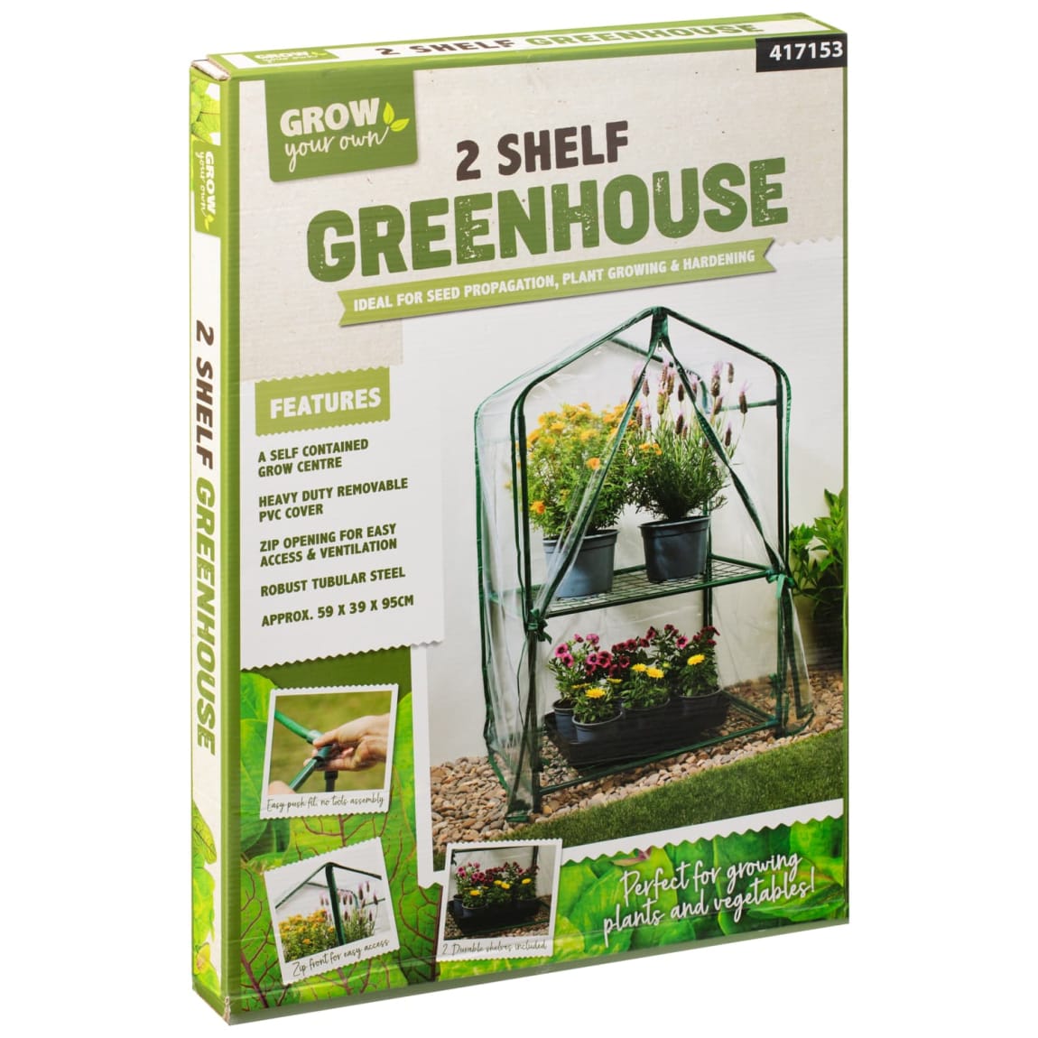 2 Shelf Greenhouse