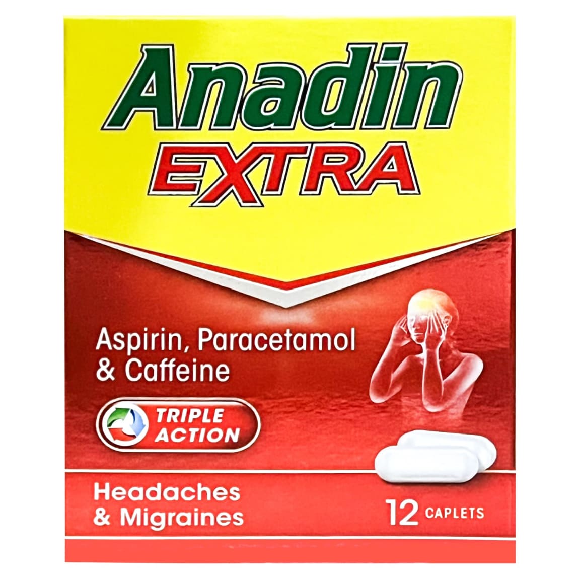 Anadin Extra Triple Action Headaches & Migraines Tablets 12pk