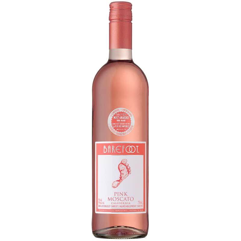 Barefoot Pink Moscato Wine 75cl