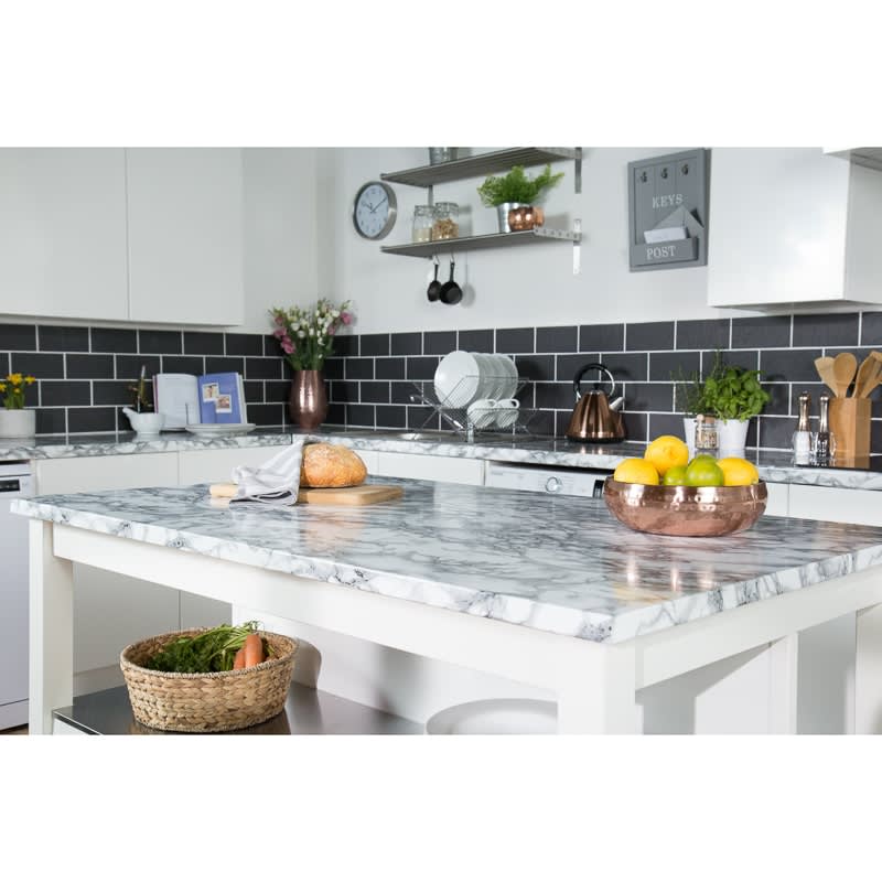 D-C-Fix Self-Adhesive Film 90cm x 2.1m - Marble White
