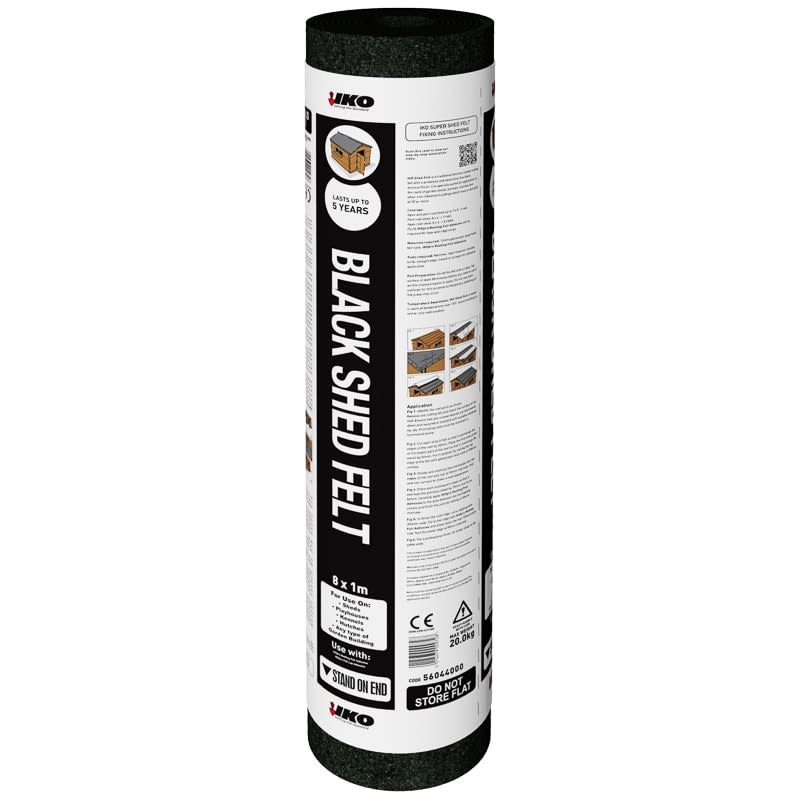 IKO Black Shed Felt 8 x 1m