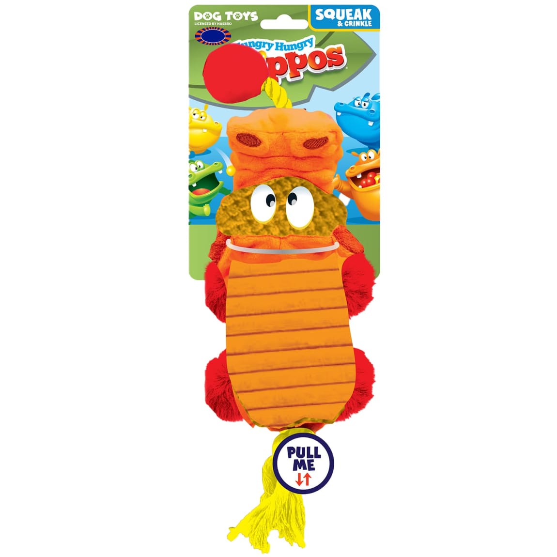 Hungry Hungry Hippos Dog Tug Toy