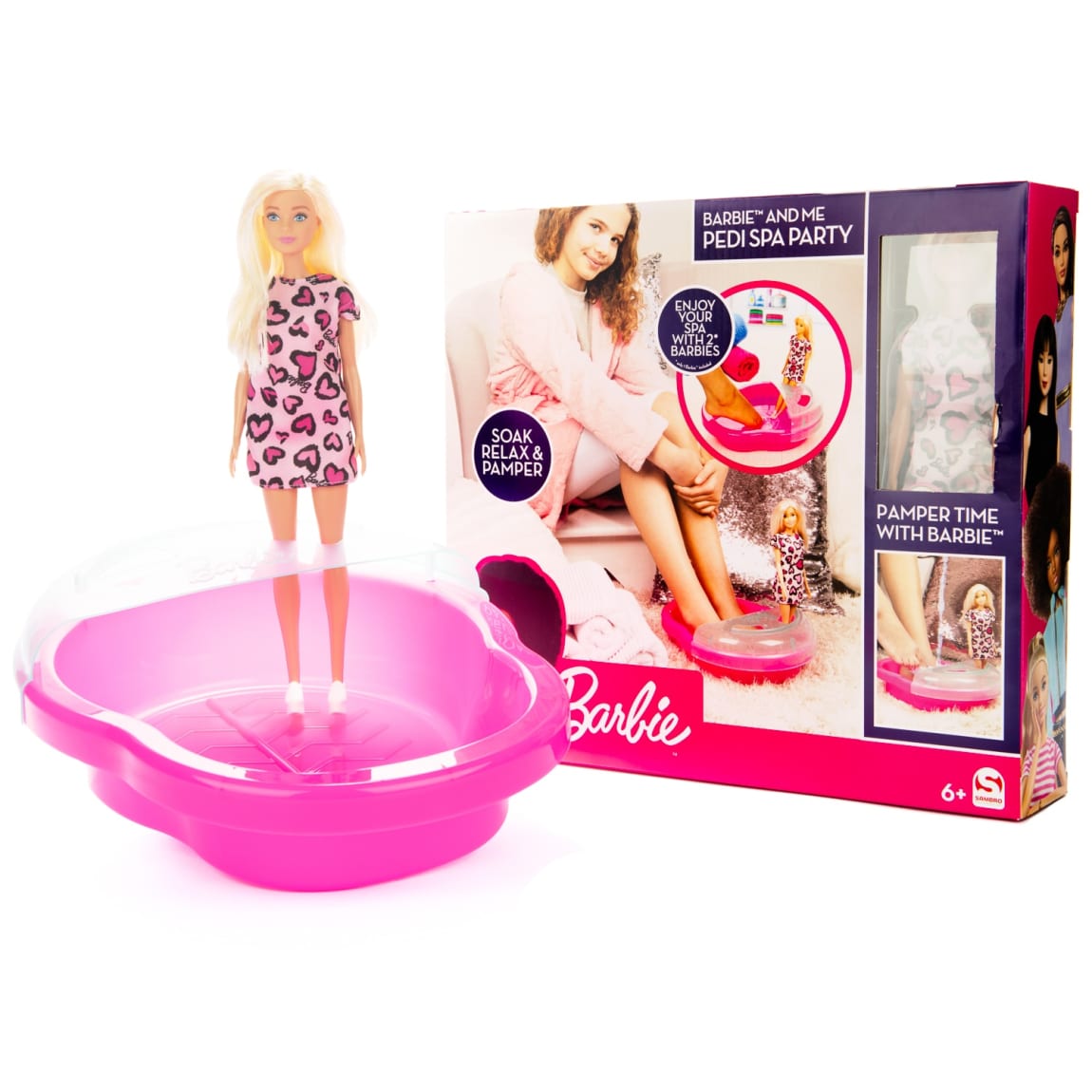 Barbie & Me Pedi Spa Party