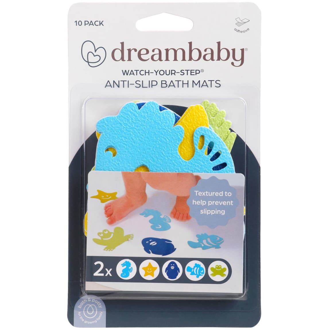 Dreambaby Anti Slip Bath Mats 10pk