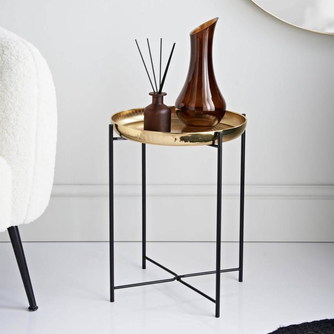 Home Collection Gold Tray Table