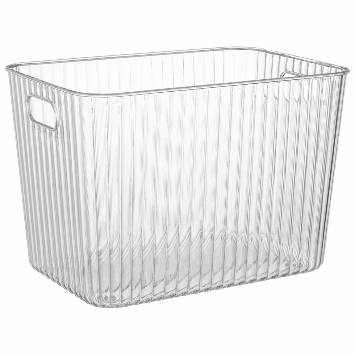Ribbed Clear Storage Tub - Extra Large