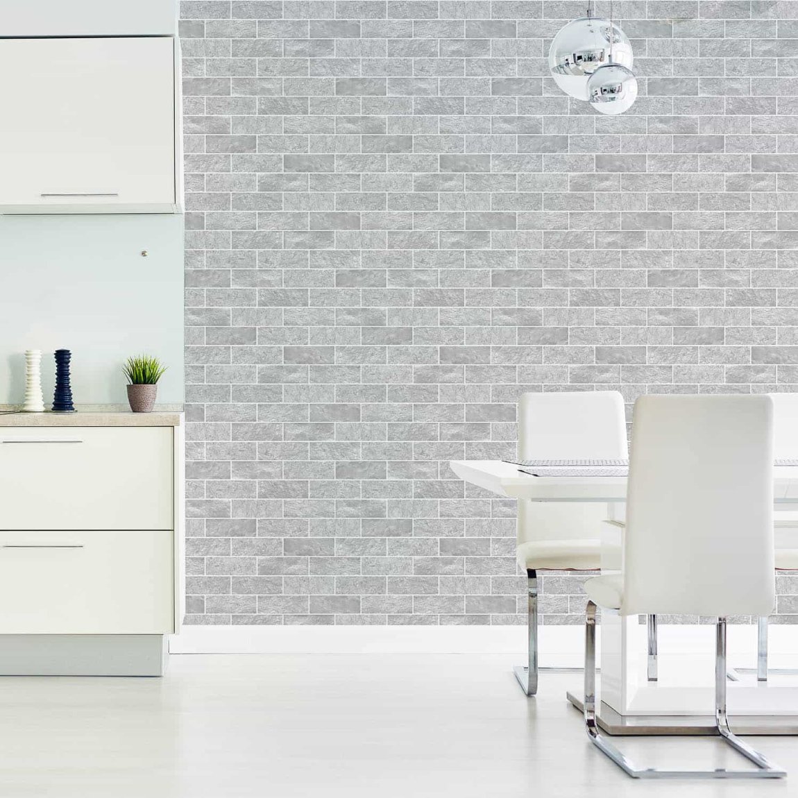 Tile Wallpaper - Grey