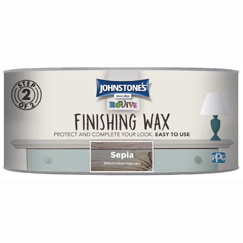 Johnstone's Revive Finishing Wax 500ml - Sepia