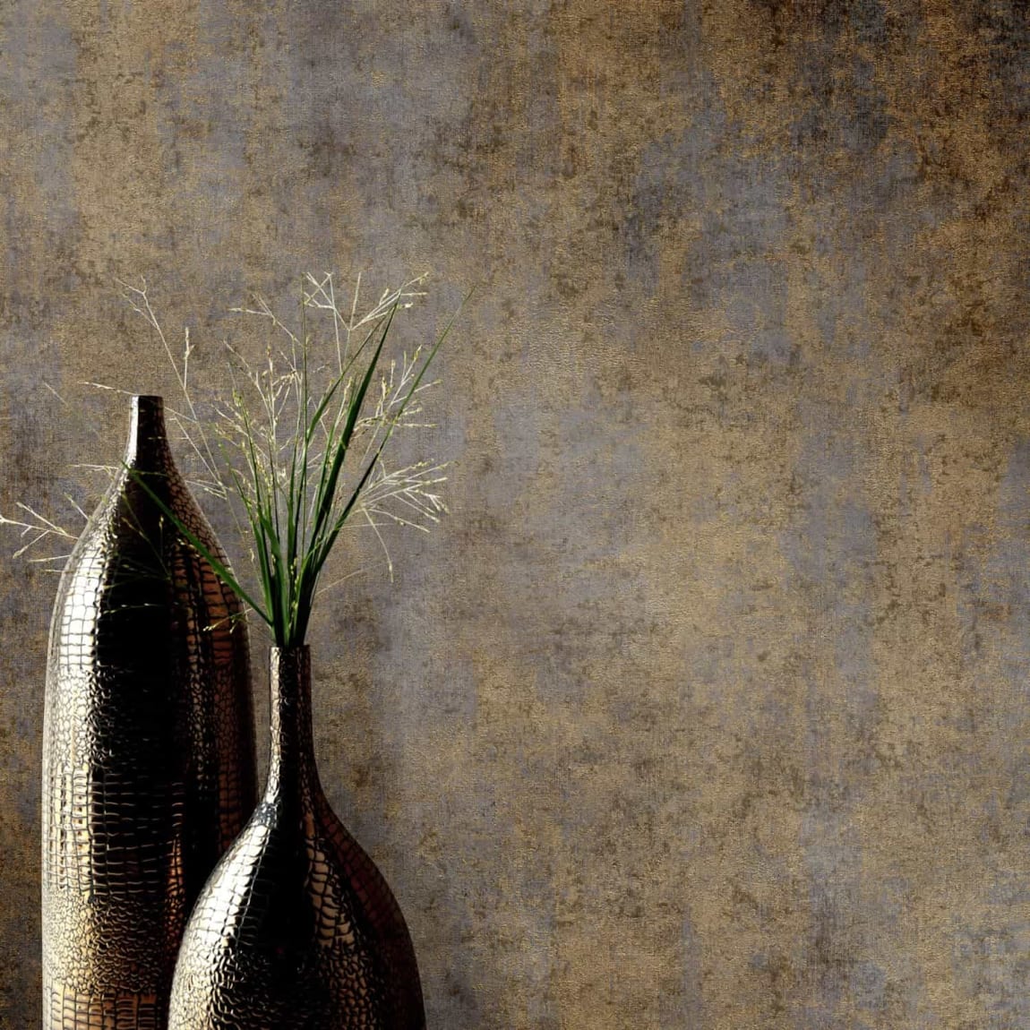ELLE Shiny Concrete Wallpaper - Taupe