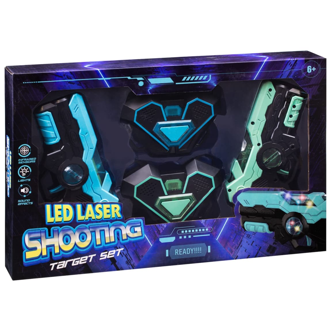 LED Laser Shooting Target Set