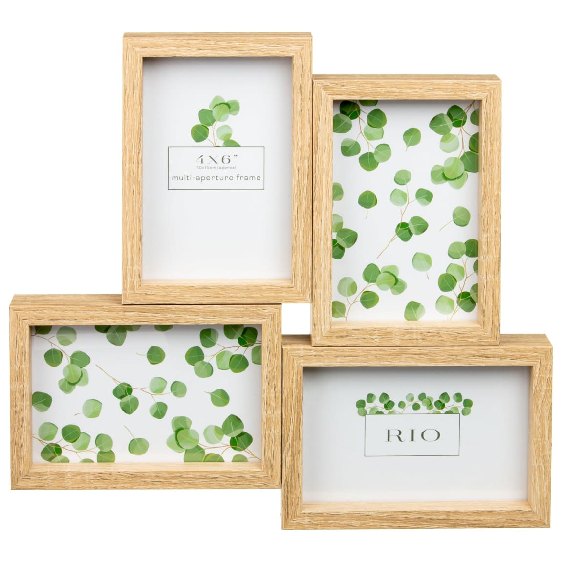 Rio Multi-Aperture Photo Frame - Light