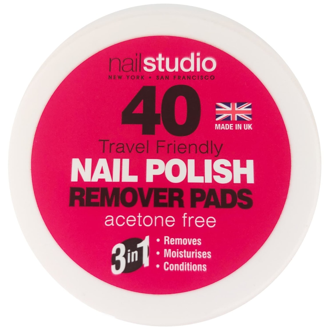 3-in-1 Nail Polish Remover 40pk