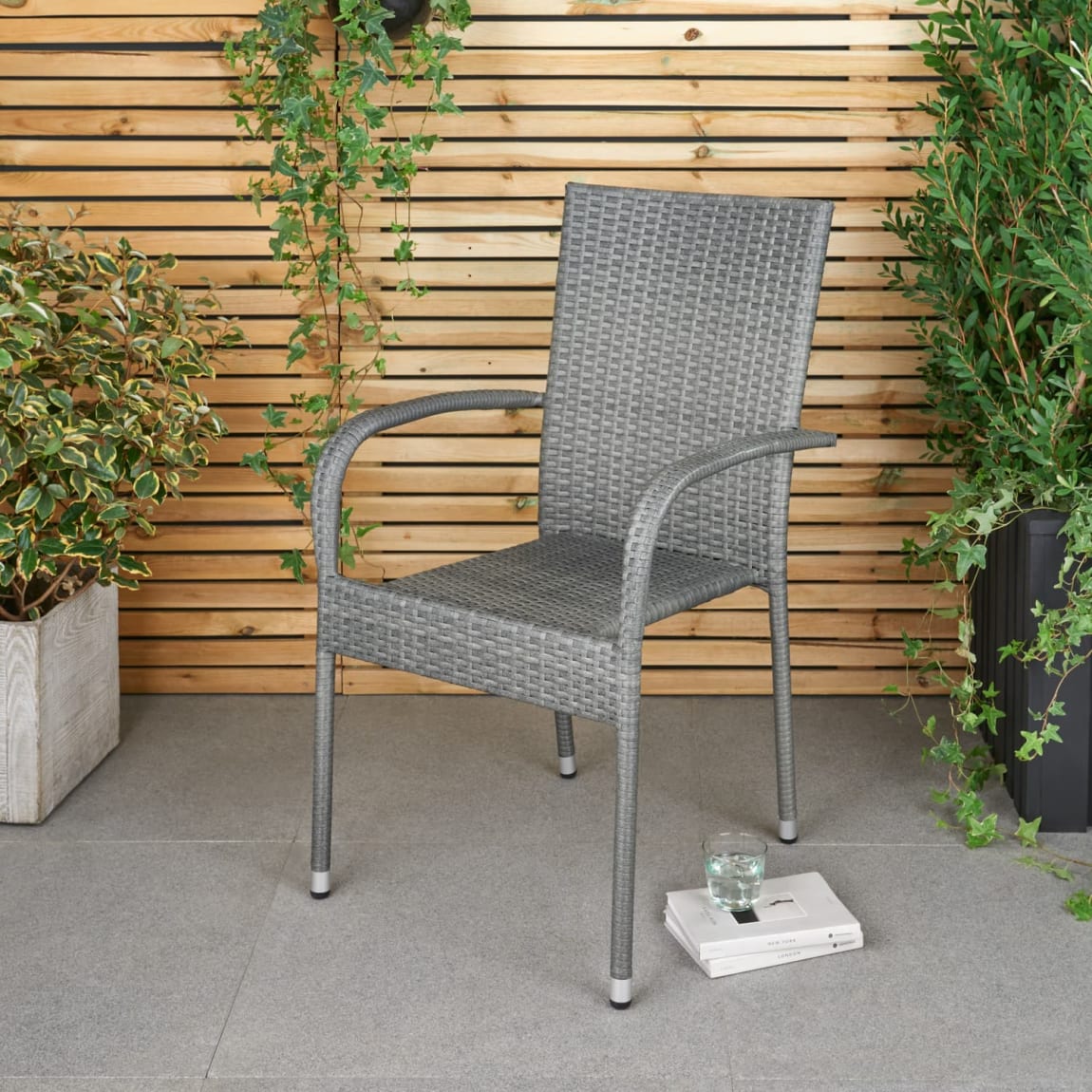 Sorrento Rattan Effect Stacking Chair