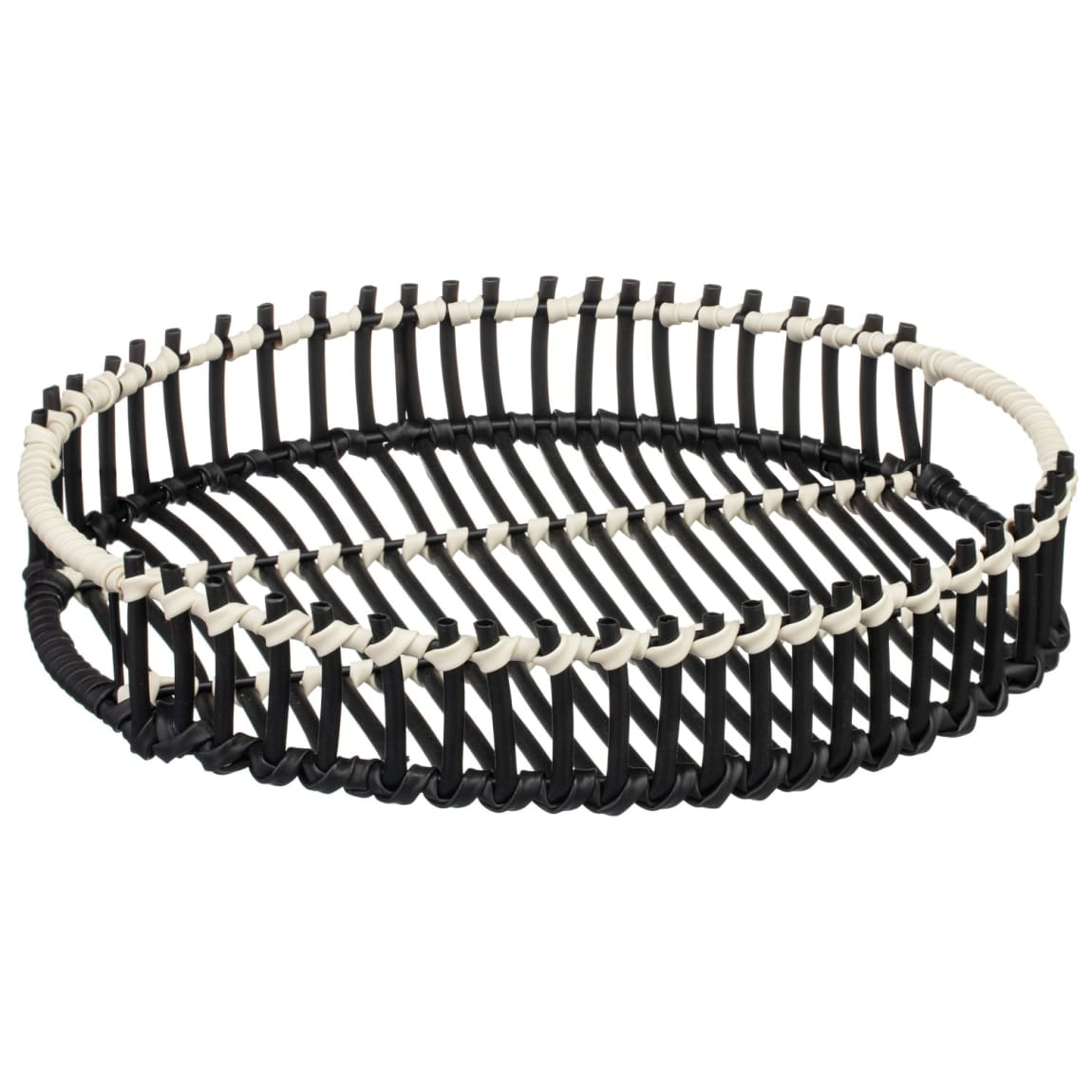 Open Weave Tray - Black