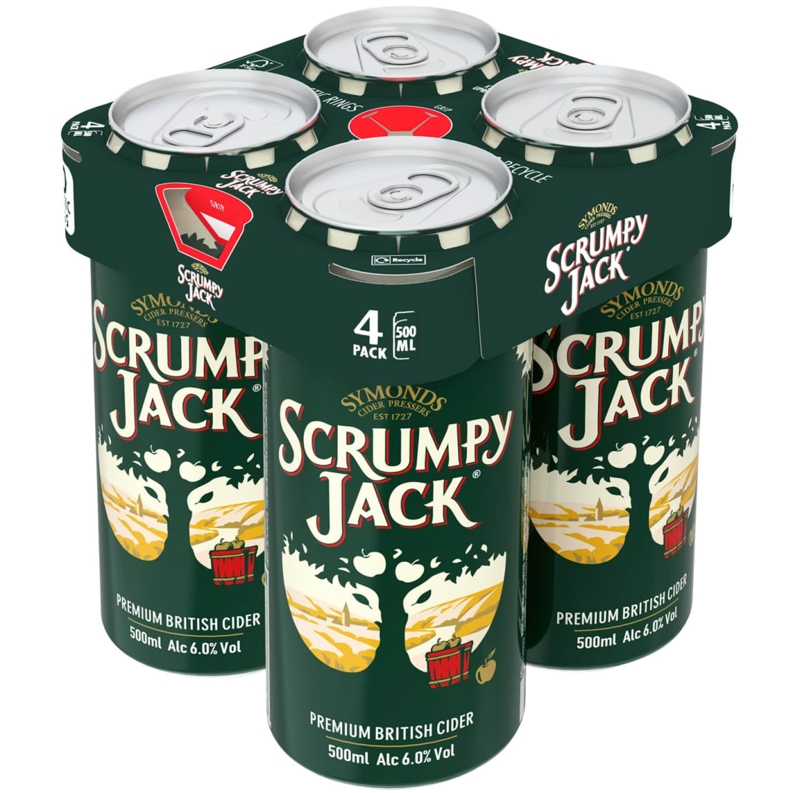 Scrumpy Jack Cider 4 x 500ml