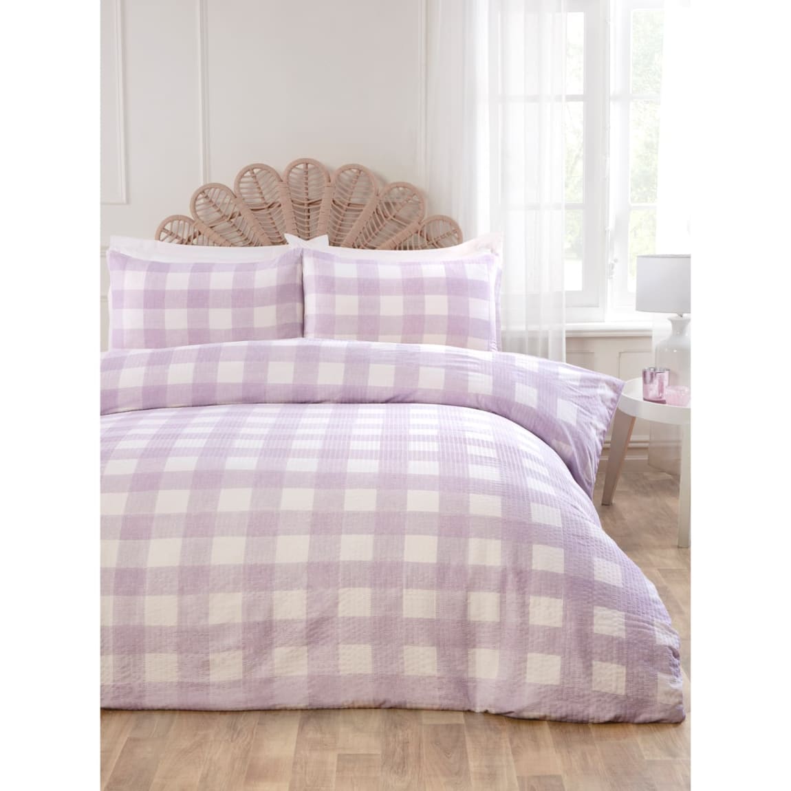 Elodie King Size Duvet Set - Lilac