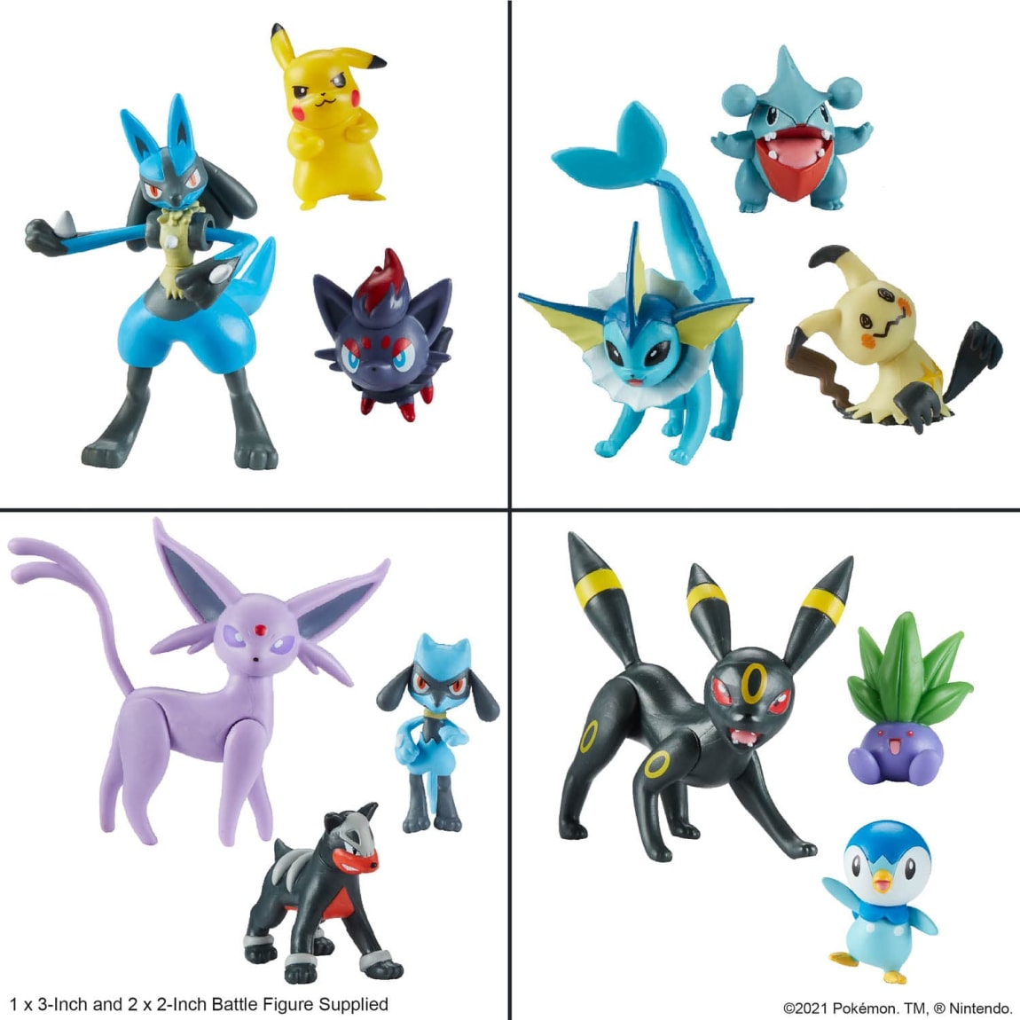 PokÃ©mon Battle Figure Set 3pk - Assorted