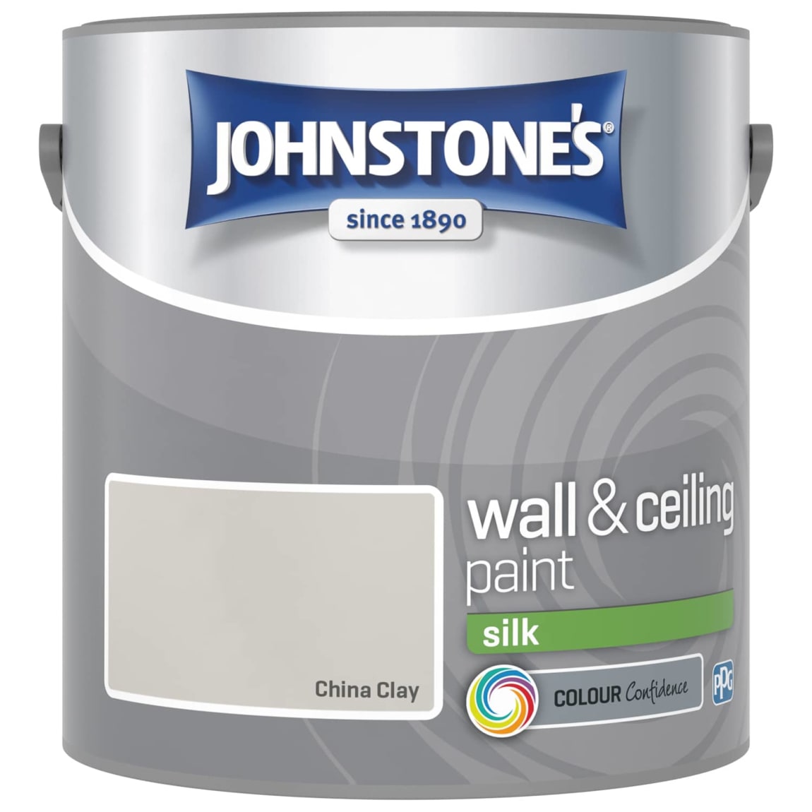 Johnstone's Paint Vinyl Silk Emulsion - China Clay 2.5L