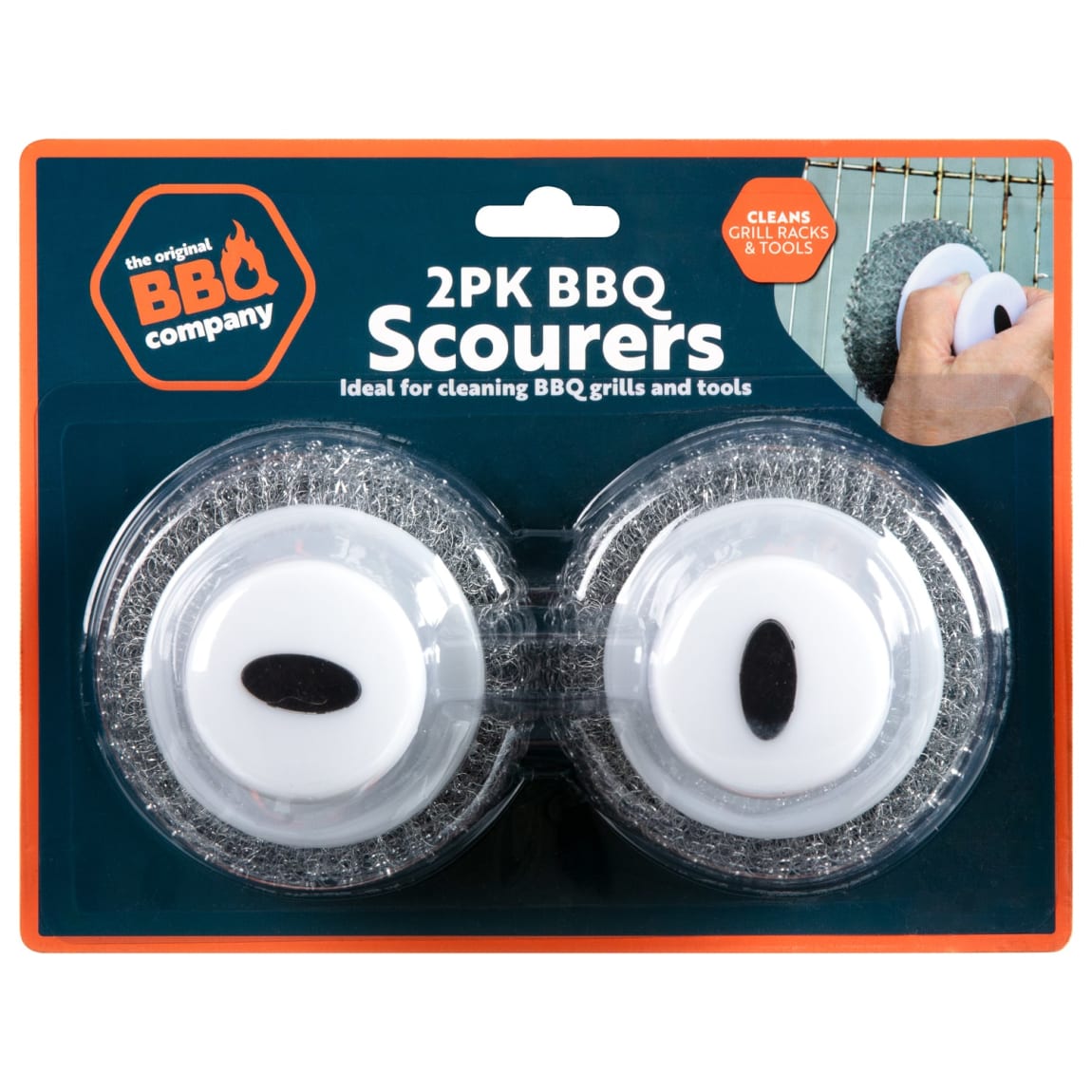 The Original BBQ Co BBQ Scourers 2pk