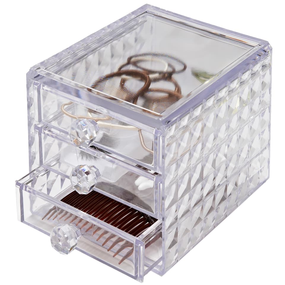 Diamond 3 Drawer Organiser