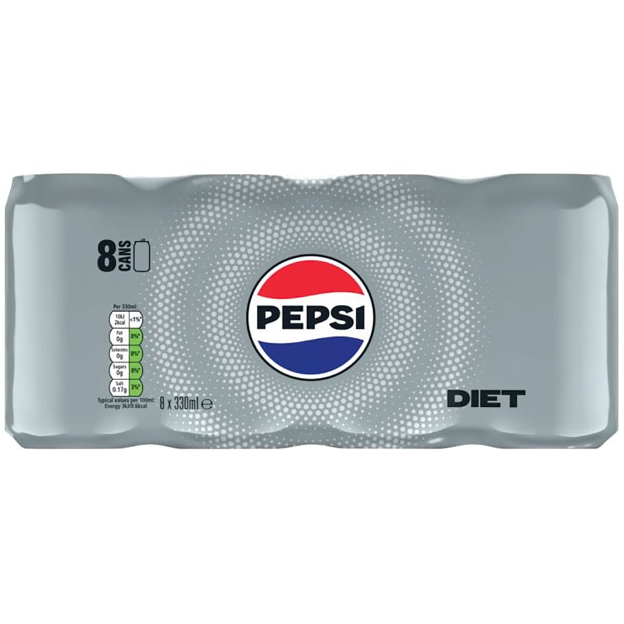 Diet Pepsi 8 x 330ml