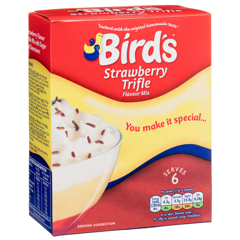 Bird's Strawberry Trifle Flavour Mix 141g